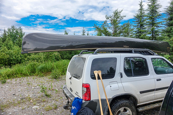 The Leano Lake parking lot.