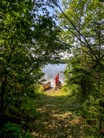 The portages from Telescope to Onnie are well-traveled and easy to find and navigate.