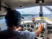 Taking off over Red Lake.