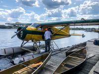Our plane. A de Havilland Canada DHC-2 Beaver from Viking Outpost Air. This is a classic workhorse of the Canadian north.