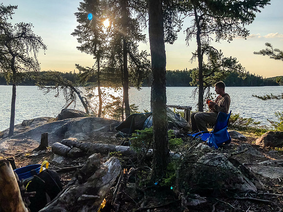 A very peaceful morning on Optic Lake.