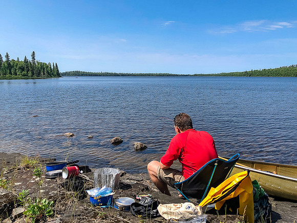 A peaceful lunch spot.