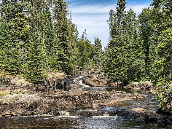 This falls out of Optic Lake is still reasonable but we didn't keep any Walleye from it.