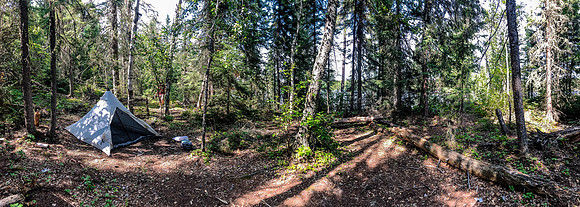 Now THAT is a deluxe campsite! I think the site on Optic Lake might be a new all-time favorite in WCPP. It's a top 5 for sure.