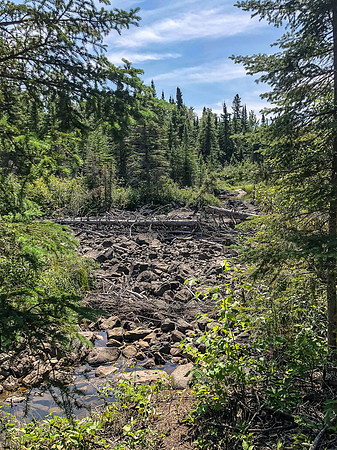 Another dried up waterfall on the Rostoul River.