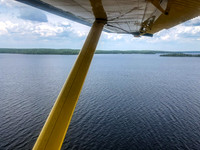 Taking off over Red Lake.