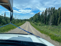 The Suffel / Iriam Road is in worse condition than usual but very drivable.