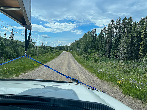 The Suffel / Iriam Road is in worse condition than usual but very drivable.