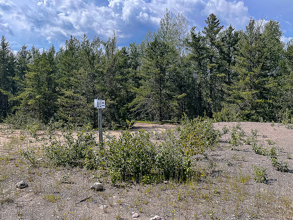Driving past the Onnie Lake access point.