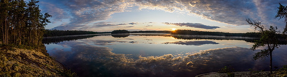 Sunrise on Bunny Lake.