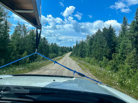 The Suffel / Iriam Road is in worse condition than usual but very drivable.