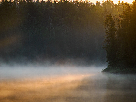 Sunrise on Bunny Lake.