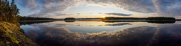 Sunrise on Bunny Lake.