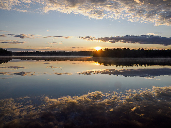 Sunrise on Bunny Lake.