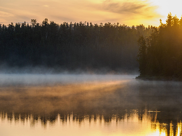 Sunrise on Bunny Lake.