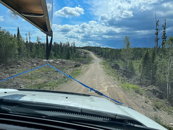 The "unmaintained" part of the Iriam Road is the best driving section. :)