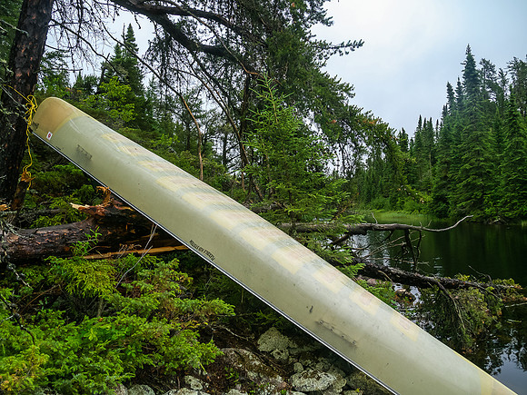 Our rustic campsite on Dragon Lake.