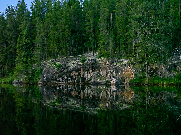 Evening on East Lunch Lake.