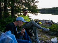Campsite on East Lunch Lake.