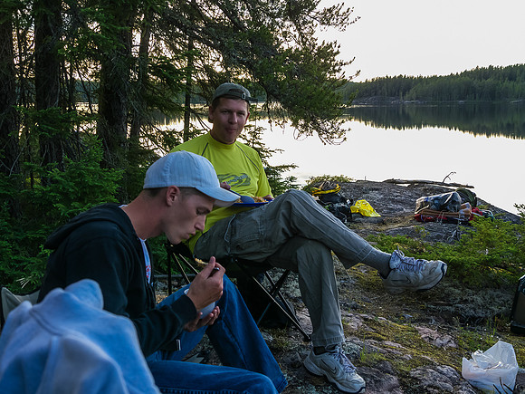 Campsite on East Lunch Lake.