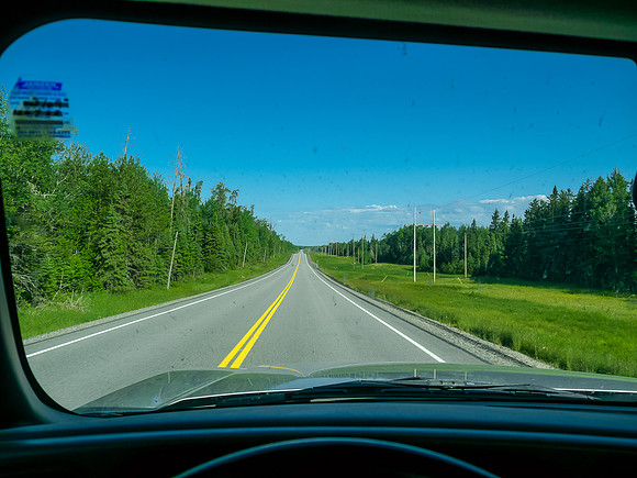 This is what you look at for 3 hours on the way to Red Lake.