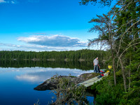 Campsite on East Lunch Lake.
