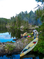 Campsite on East Lunch Lake.