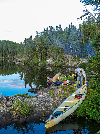 Campsite on East Lunch Lake.