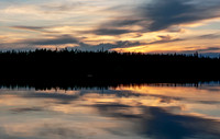 Sunset along the Garner River.