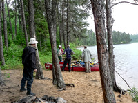 Preparing to leave our comfortable Garner Lake camp.
