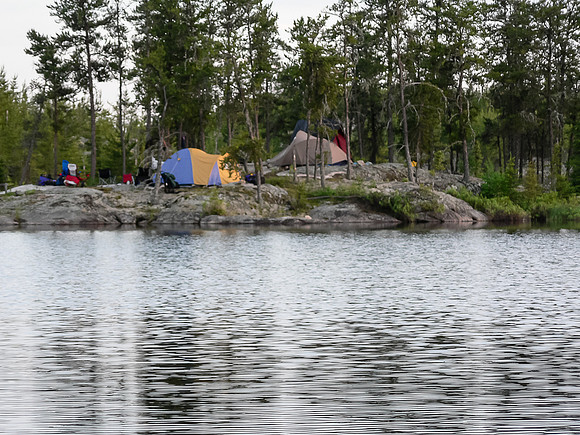 Our camp site on Jestor Lake.