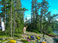 Camp on the Garner River.
