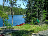 Our Haggart Lake camp site.