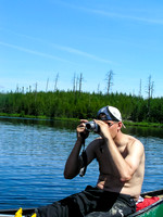 A gorgeous day on Mather Lake.