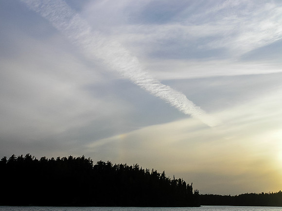 Camp on Haggart Lake.