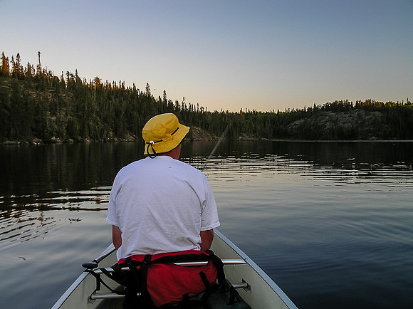 After supper, Jon and I head out, determined to find some darn Walleye on this trip!