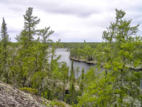 A nice viewpoint near our camp on Tuesday evening.