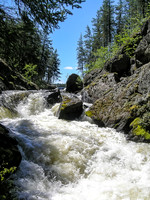 Another gorgeous falls that we portaged around. I believe this is where the Haggart dumps into the Gammon, but I'm not sure.
