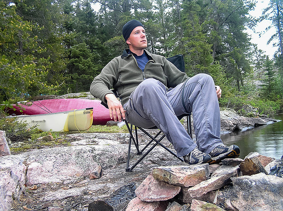 Vern at camp.