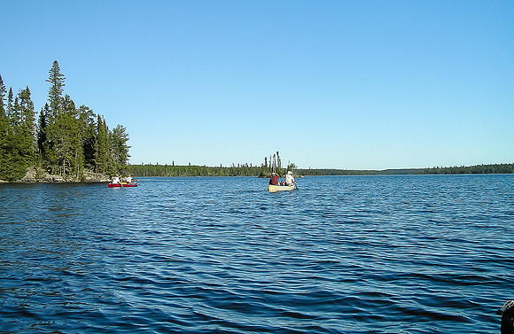 Into the wild on Donald Lake.