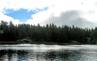Paddling the Haggart River.
