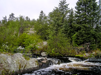 A falls along the Haggart River.