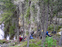 Lunch on the Haggart River.