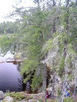 Lunch on the Haggart River.