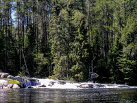 A gorgeous falls on the Haggart River.