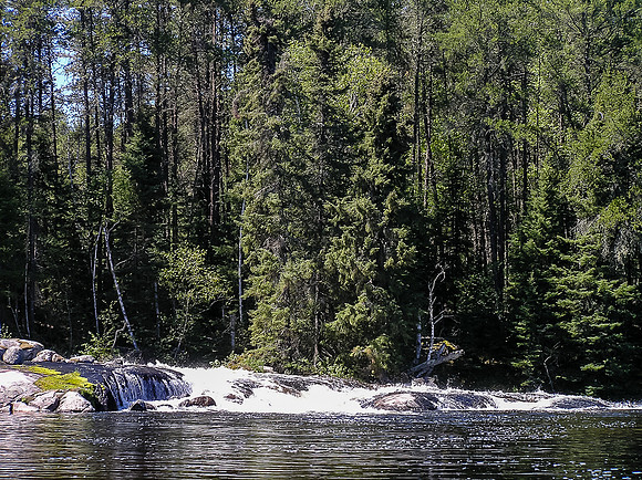 A gorgeous falls on the Haggart River.