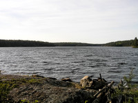 Camp on Haggart Lake.