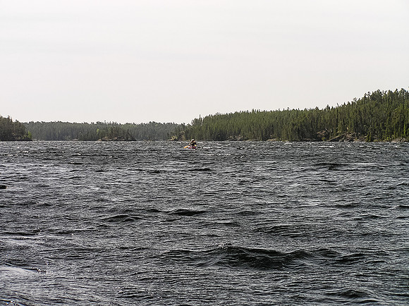 Now the wind is really blowing! Good thing we're with it...