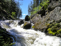 Another gorgeous falls that we portaged around. I believe this is where the Haggart dumps into the Gammon, but I'm not sure.