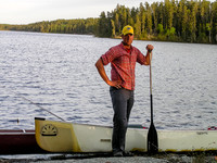 Vern getting ready to leave camp on Friday morning.